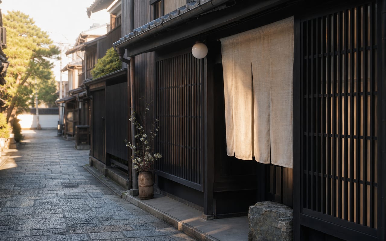 京町家月夜の外観